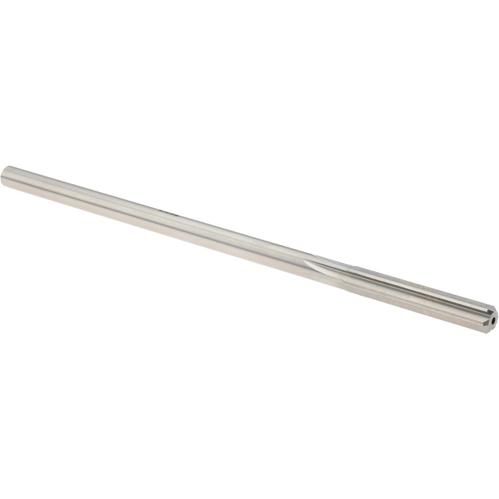 Titan USA TR94396 Chucking Reamer 0.2550" Dia, 6" OAL, 1-1/2" Flute Length, Straight Flute, Straight-Cylindrical Shank, HSS
