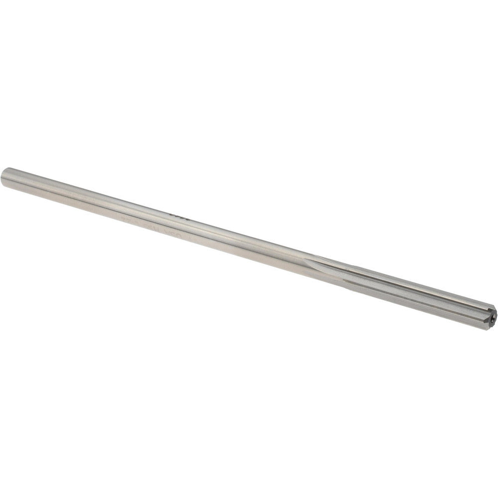 Titan USA TR94364 Chucking Reamer 6 mm Dia, 6" OAL, 1-1/2" Flute Length, Straight Flute, Straight-Cylindrical Shank, HSS