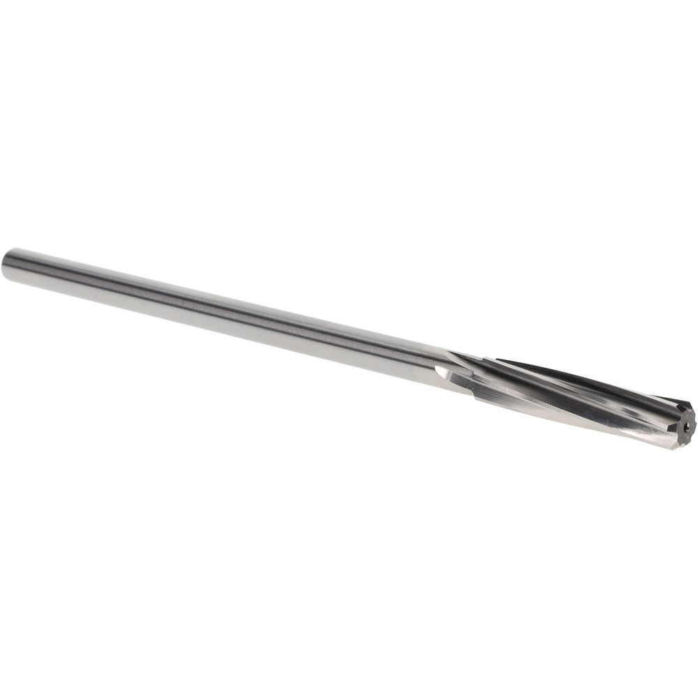 Titan USA TR96677 Chucking Reamer 3/8" Dia, 7" OAL, 1-3/4" Flute Length, Straight-Cylindrical Shank, HSS