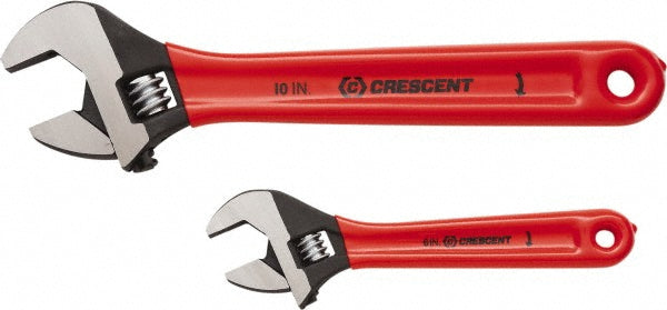 Crescent AT2610CVS Adjustable Wrench Set 2 Pc, Inch