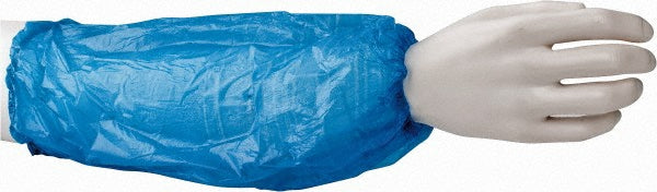 PRO-SAFE KM-AG-PE-16X10-BLUE Disposable Sleeves Size XL, Polyethylene, Blue