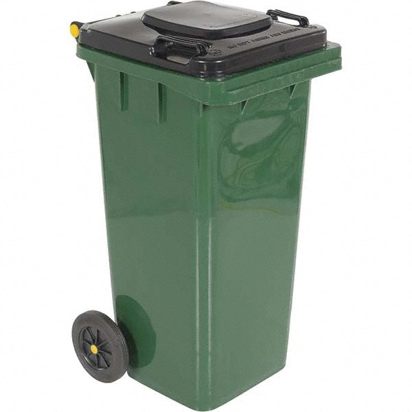 Vestil TH-32-GRN Trash Can 32 gal, Square, Green