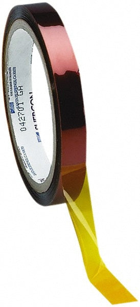 Caplugs SH-10310 High Temperature Masking Tape 1" Wide, 36 yd Long, 2.5 mil Thick, Amber