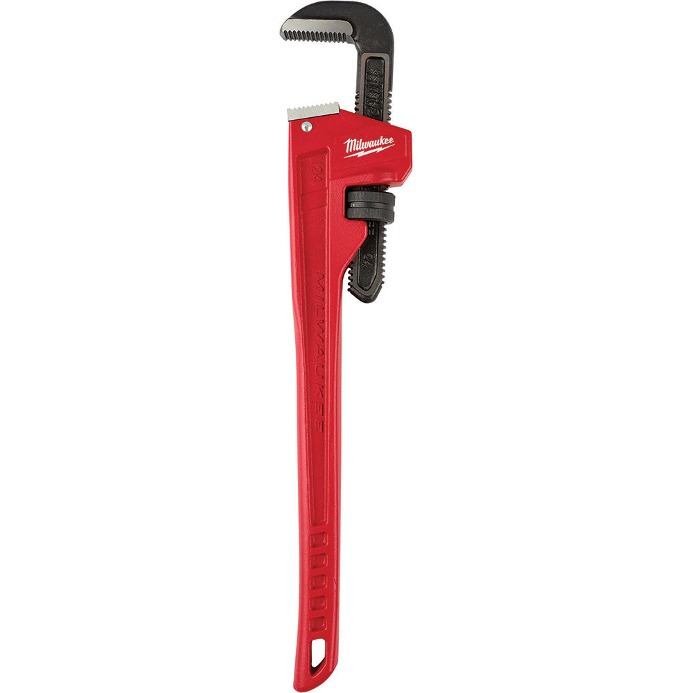 Milwaukee Tool 48-22-7124 Pipe Pipe Wrench 3" Max, 24" OAL, Steel