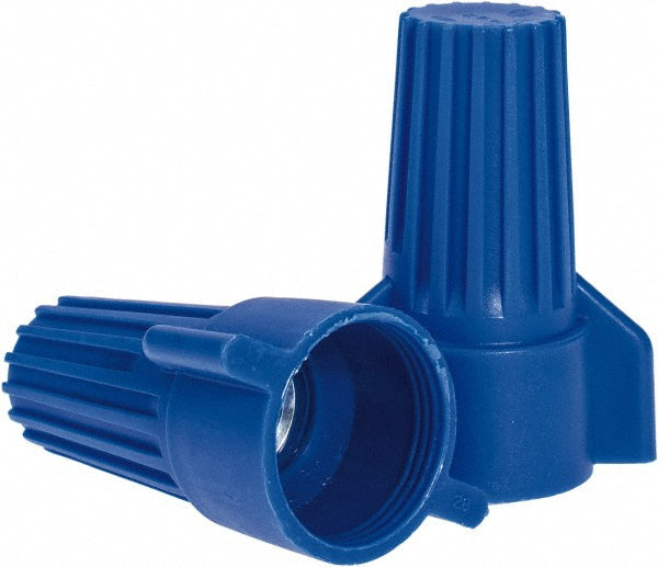 Ideal WT54-B Wing Twist-On Wire Connector Blue, Flame-Retardant, 3 AWG