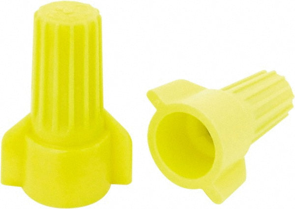 Ideal WT51-B Wing Twist-On Wire Connector Yellow, Flame-Retardant, 2 AWG