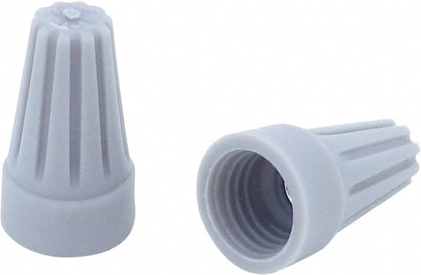 Ideal WT1-B Standard Twist-On Wire Connector Gray, Flame-Retardant, 3 AWG