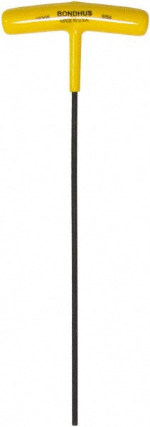 Bondhus 15308 Hex Key 9/64" Hex, Hex End, T-Handle Cushion Grip