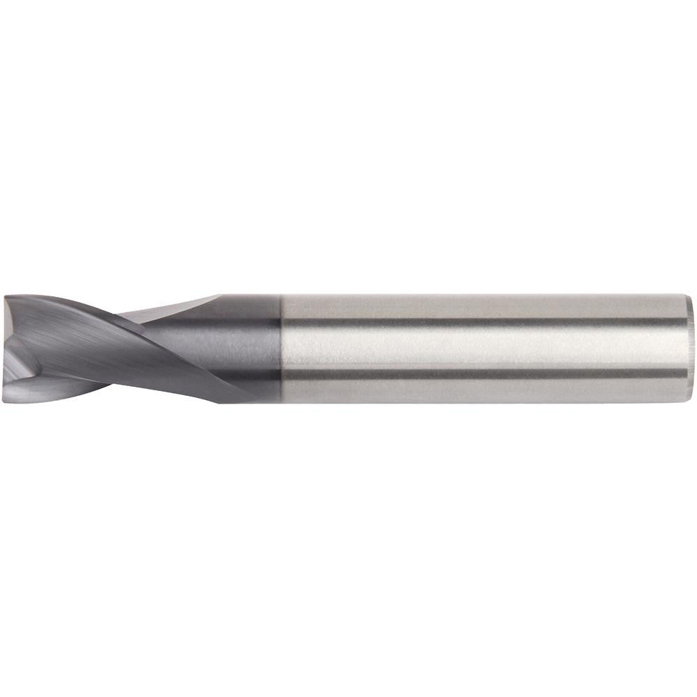 Widia 5872858 Square End Mill 1/4" Dia, 1/2" LOC, 2 Flute, Solid Carbide