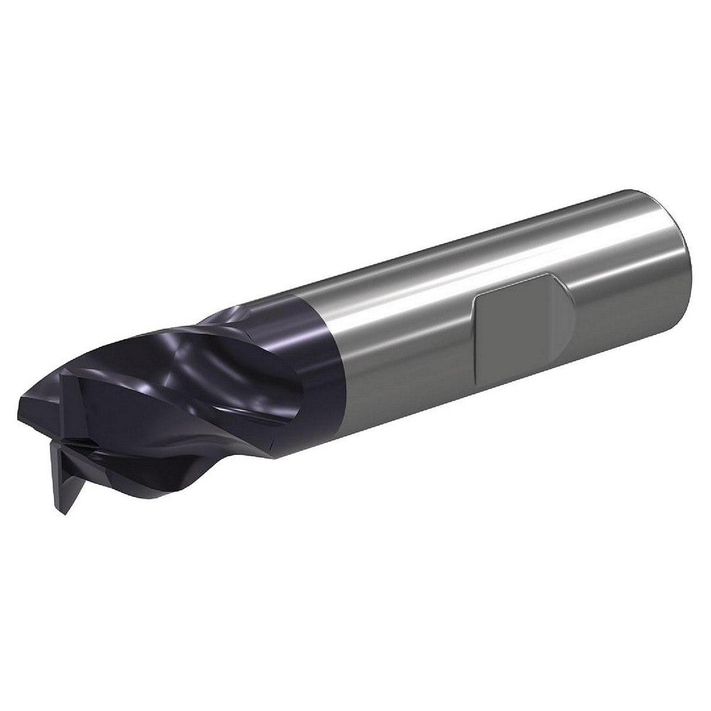 Widia 6945721 Corner Chamfer End Mill 1/2" Dia, 0.63" LOC, 4 Flutes, 0.02" Chamfer Width, Solid Carbide