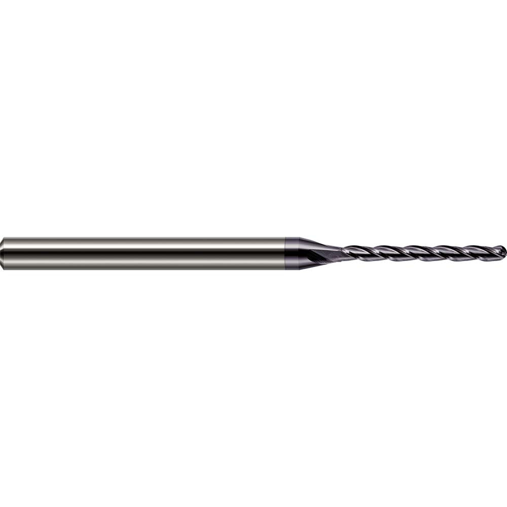 Harvey Tool 35162-C3 Ball End Mill 0.0620" Dia, 0.7500" LOC, 3 Flute, Solid Carbide