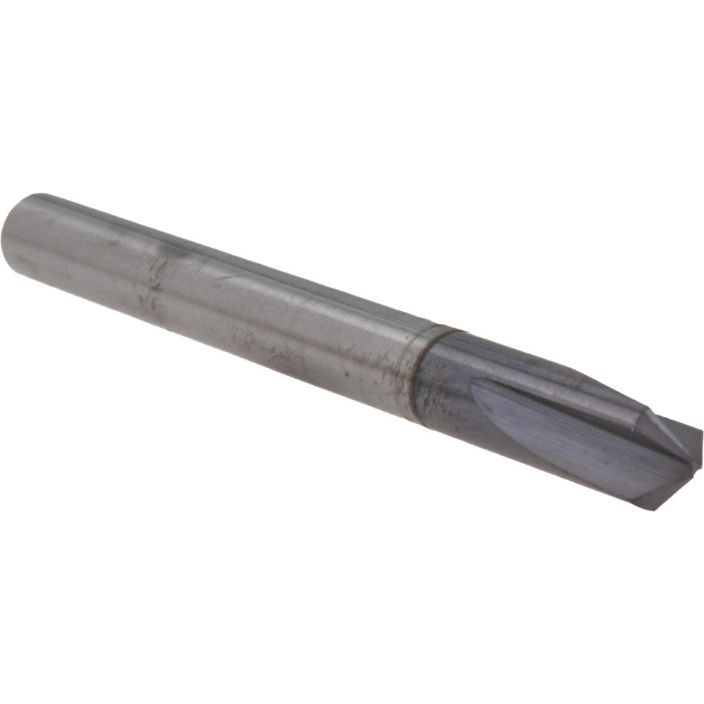 Harvey Tool 978145-C3 Chamfer Mill 3/16" Dia, 3/16" Shank Dia, 90 deg, 3 Flute, Solid Carbide, Single End