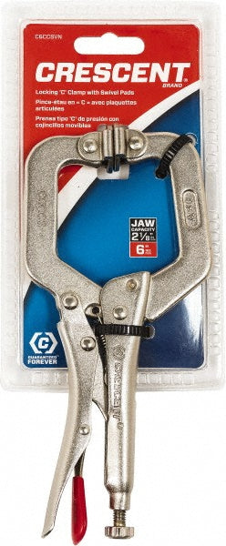 Crescent C6CCSVN Locking Plier 2.35'' Jaw Capacity, C-Clamp Jaw