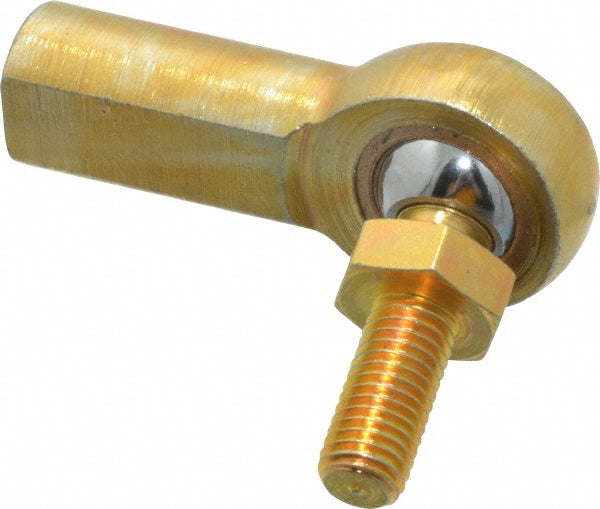 F - K BEARINGS, INC. F4SBY Ball Joint Linkage Spherical Rod End 1/4-28" Shank Thread, 1/4" Rod ID, 3/4" Rod OD, 0.468" Shank Dia, 0.687" Shank Length, 2,545 lb Static Load Capacity