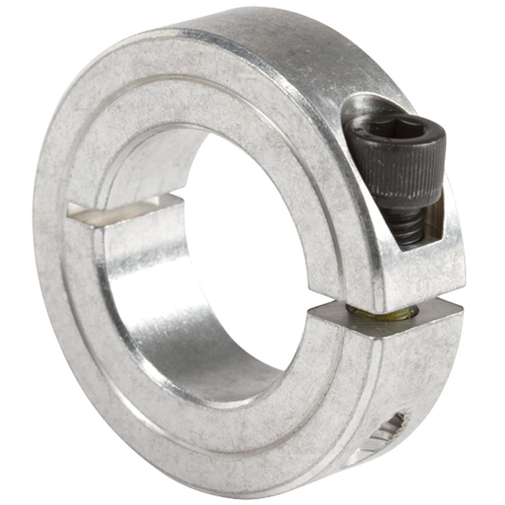 Climax Metal Products 1C-075-A Shaft Collar Clamp, 0.75" Bore Dia, 1-1/2" OD, Aluminum