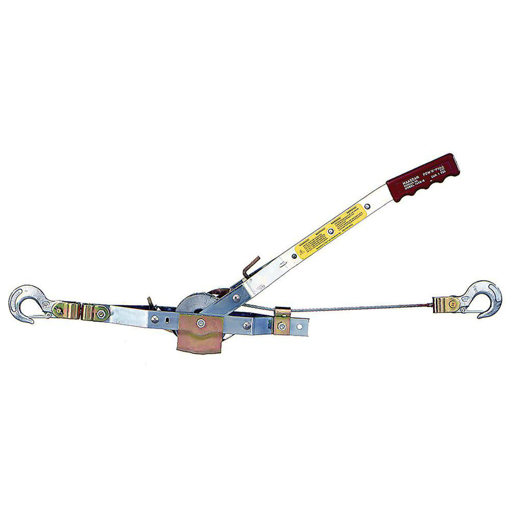 Maasdam 144S-6 Manual Puller Hoist 1 Ton Working Load Limit, 12' Max Lift