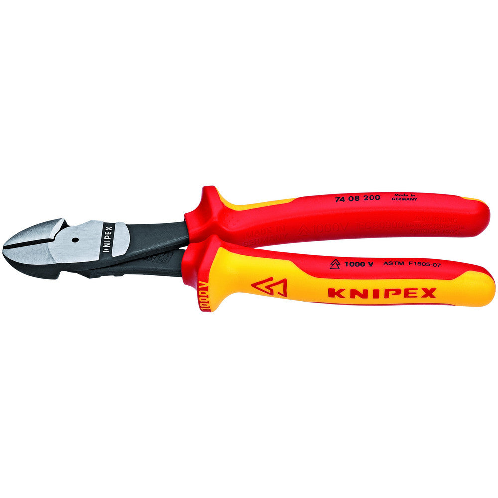 Knipex 74 08 200 US Diagonal Cutting Plier 1/8" 11/64" & 3/32" Cutting Capacity