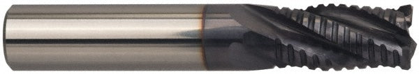 Guhring 9030970095200 Roughing End Mill 3/8" Dia, 4 Flute, Single End, Solid Carbide