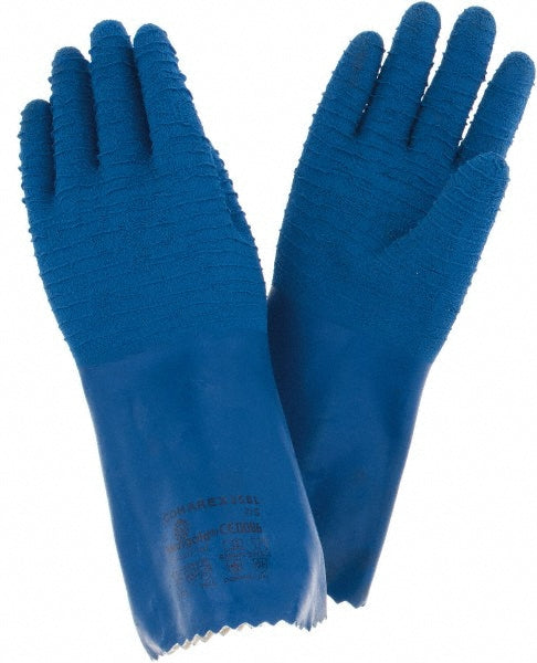Ansell 62401070 Series 62-401 Chemical Resistant Gloves 43.00 Thick, Latex, Supported, General Purpose Chemical-Resistant