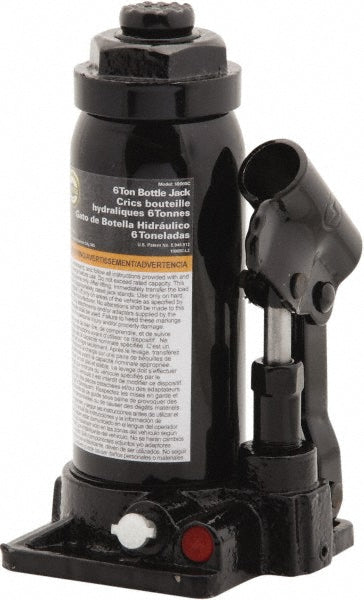 Omega Lift Equipment 10065W 6 Ton Capacity Hydraulic Bottle Jack