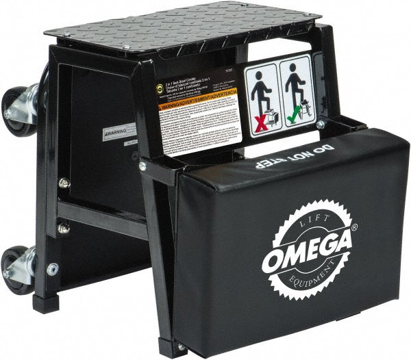 Omega Lift Equipment 91305 350 Lb Capacity, 4 Wheel Creeper Seat