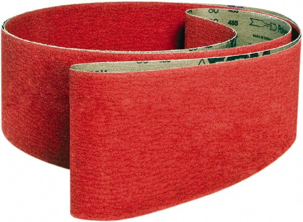 VSM 319489 Abrasive Belt 1/2" Wide, 24" Long, 120 Grit, Ceramic