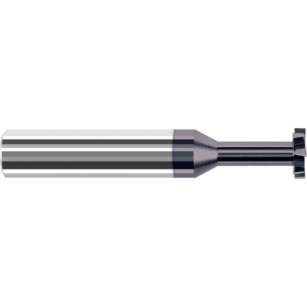 Harvey Tool 904980-C3 Woodruff Keyseat Cutter 5/8" Cut Dia, 1/4" Cut Width, 5/8" Shank Dia, Staggered Tooth