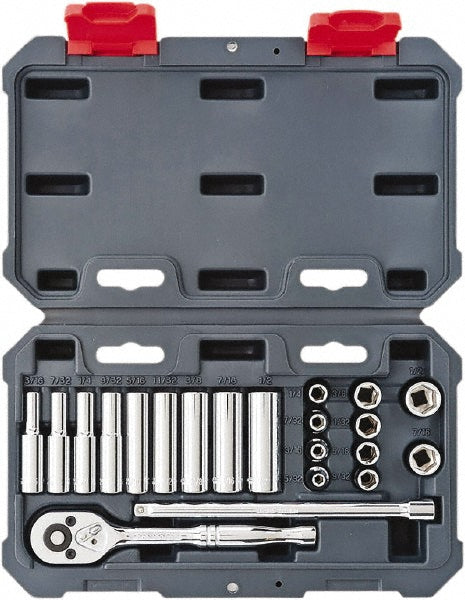 Crescent CSWS2C Socket Set 26 Pc, 5/32 to 5/32" Socket