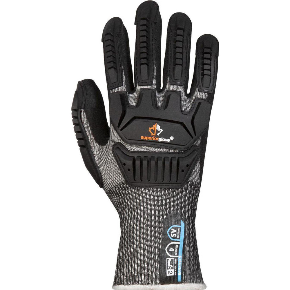 Superior Glove Works S15GPNVB-8 Cut, Puncture & Abrasion-Resistant Gloves Superior Glove Works S15GPNVB, Size Medium, ANSI Cut A5, ANSI Puncture 3, Micropore Nitrile, Cotton & Nylon