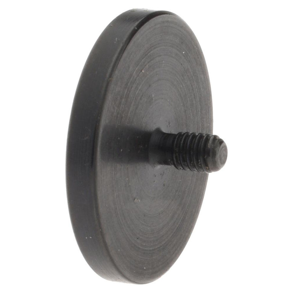 SPI 21-257-1 Drop Indicator Flat Button Contact Point #4-48, 3/4" Dia, 0.094" Contact Point Length
