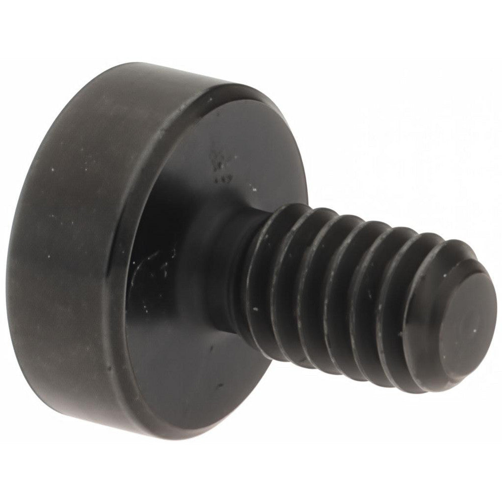 SPI 21-253-0 Drop Indicator Flat Button Contact Points #4-48 Thread, 0.0940" Point Length, Black Oxide Steel