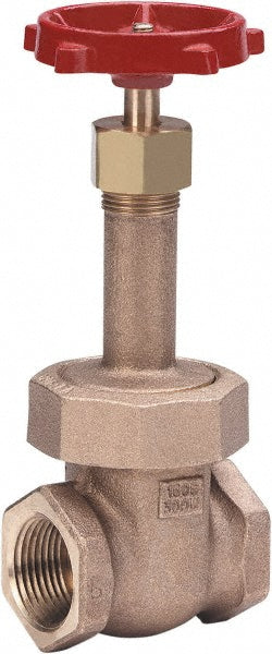 Milwaukee Valve 1151-34 Gate Valve Gate, 3/4" Pipe, Threaded (NPT), Bronze