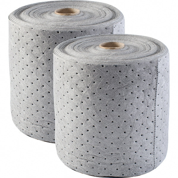 Brady SPC Sorbents BRU152 Sorbent Pad Universal Use, 15" Wide, 150' Long, 38 gal, Gray