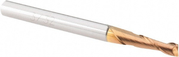 Accupro 36099828 Square End Mill 3/32'' Dia, 5/16'' LOC, 1/8'' Shank Dia, 1-1/2'' OAL, 2 Flutes, Solid Carbide