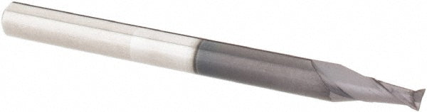 Accupro 36100147 Square End Mill 5/64'' Dia, 5/32'' LOC, 1/8'' Shank Dia, 1-1/2'' OAL, 2 Flutes, Solid Carbide