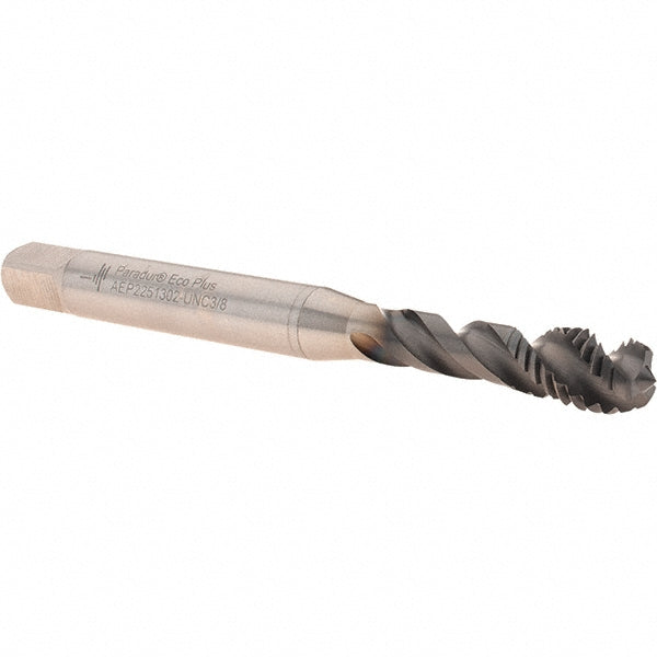 Walter-Prototyp 6245711 Spiral Flute Tap 3/8-16 UNC, 3 Flutes, Modified Bottoming, 2B Class of Fit, Powdered Metal, Hardlube Coated