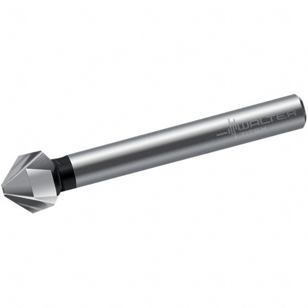 Walter-Titex 5071414 Countersink 9.4000 mm Head Dia, 90.00 deg Included Angle, 3 Flute, High-Speed Steel, Right Hand Cut