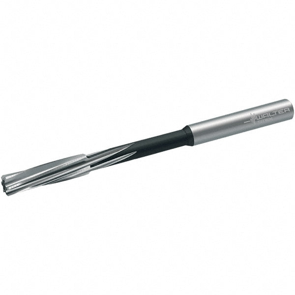 Walter-Titex 5071866 Chucking Reamer 20 mm Dia, 195 mm OAL, 60 mm Flute Length, Spiral Flute, Straight-Cylindrical Shank, Cobalt Steel