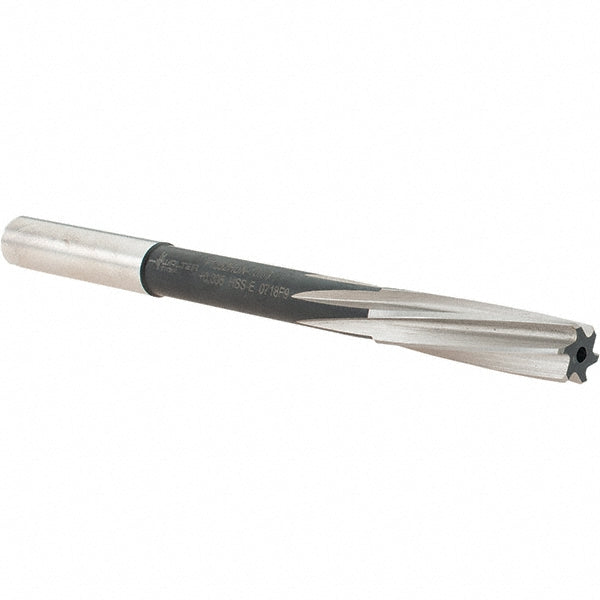 Walter-Titex 5072044 Chucking Reamer 10.03 mm Dia, 133 mm OAL, 38 mm Flute Length, Spiral Flute, Straight-Cylindrical Shank, Cobalt Steel