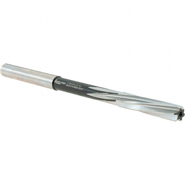Walter-Titex 5072681 Chucking Reamer 6.01 mm Dia, 101 mm OAL, 28 mm Flute Length, Spiral Flute, Straight-Cylindrical Shank, Cobalt Steel