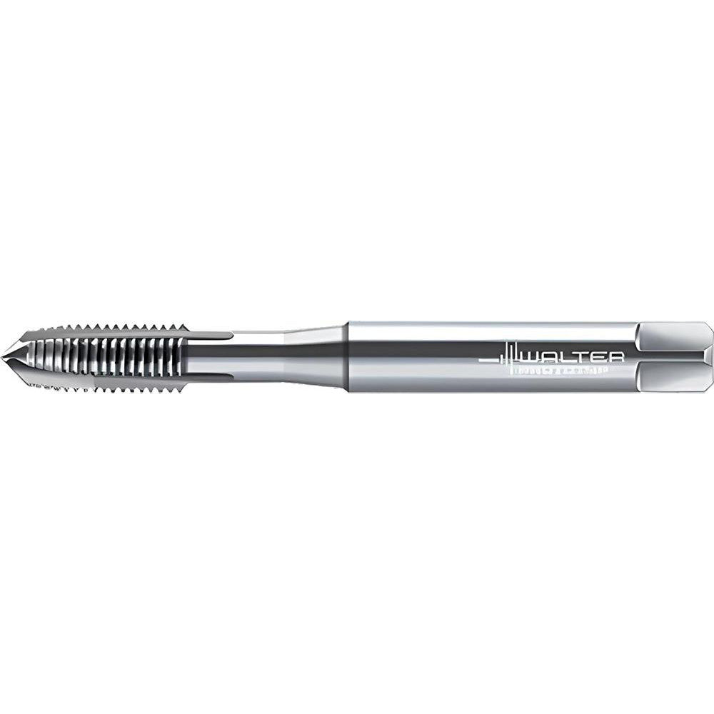 Walter-Prototyp 6149107 Spiral Point Tap M6x1 Metric, 3 Flutes, Plug Chamfer, 6H Class of Fit, High-Speed Steel-E, Bright/Uncoated