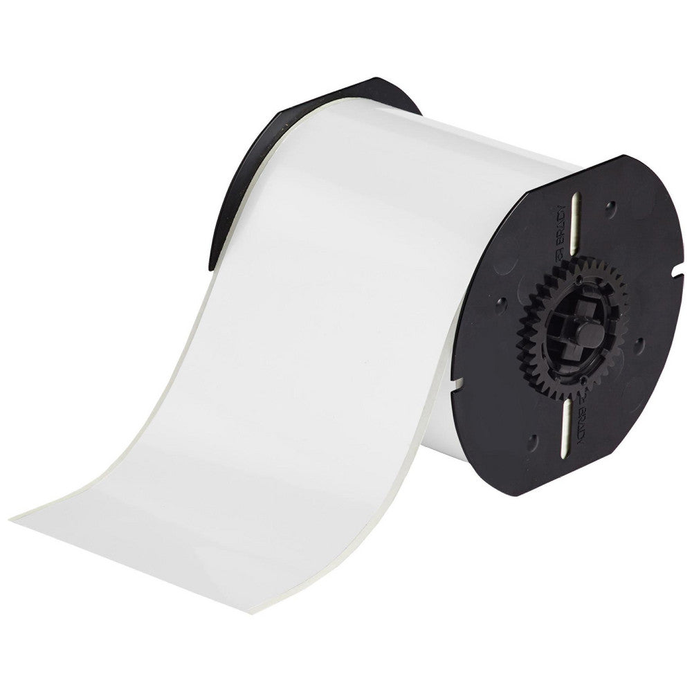 Brady 142027 Labels, Ribbons & Tapes Attachment Method Adhesive Color Family White Color White For Use With BBP30 BBP31 BBP33 BBP35 BBP37 i3300 S3000 S3100 i5300 Material Vinyl Contents Cartridge of 100 Feet