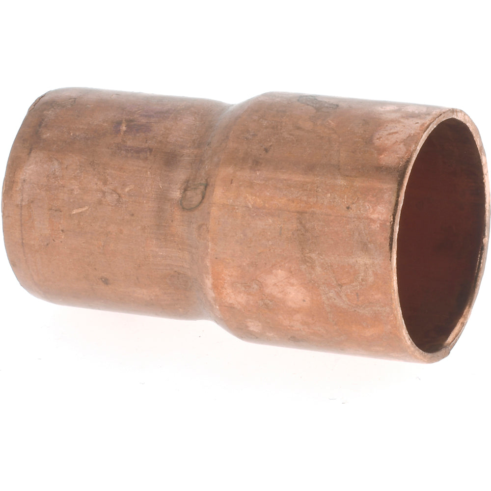 Mueller Industries W 01337 Wrot Copper Pipe Reducer 1" x 3/4" Fitting, FTG x C, Solder Joint