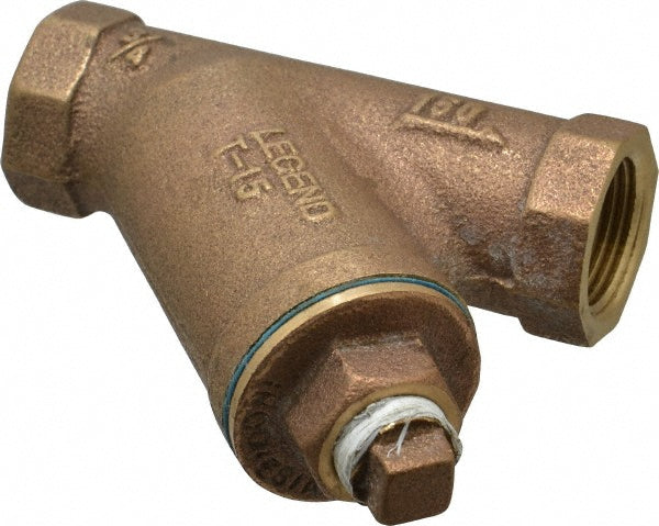 Legend Valve 105-504 3/4" Pipe, FNPT Ends, Bronze Y-Strainer