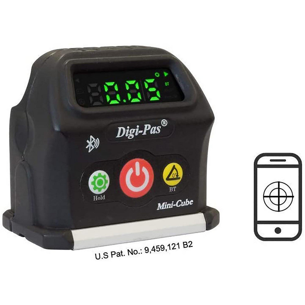 Digi-Pas 2-00091-99 Combination Protractors & Inclinometers Minimum Angle Measurement 0 Maximum Angle Measurement 360 Combination Style Digital Resolution (Minutes) 0.05 Magnetic Base Yes