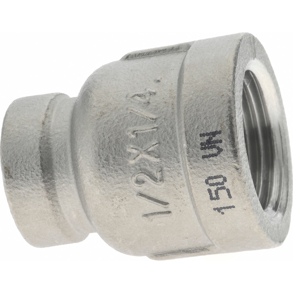 Merit Brass K412-0804 Pipe Reducer 1/2 x 1/4", 304 Stainless Steel