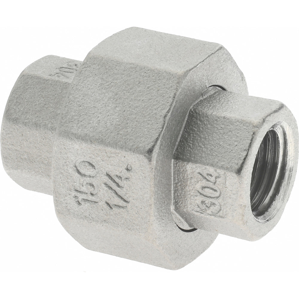 Merit Brass K487-04 Pipe Union 1/4", 304 Stainless Steel