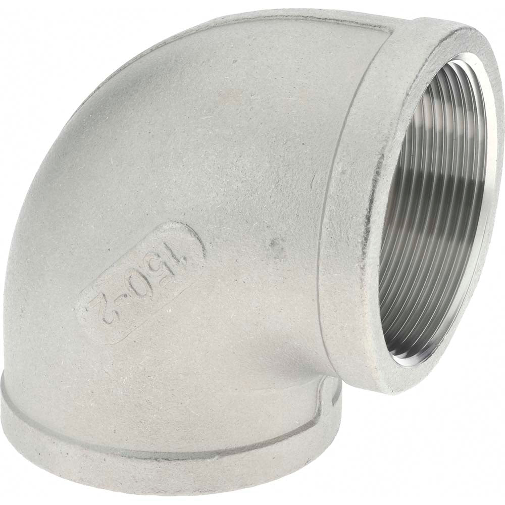 Merit Brass K601-32 Pipe 90 deg Elbow 2", 316 Stainless Steel