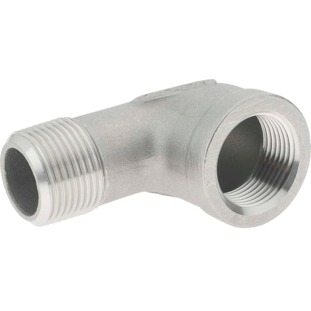 Merit Brass K603-12 Pipe 90 deg Street Elbow 3/4", 316 Stainless Steel