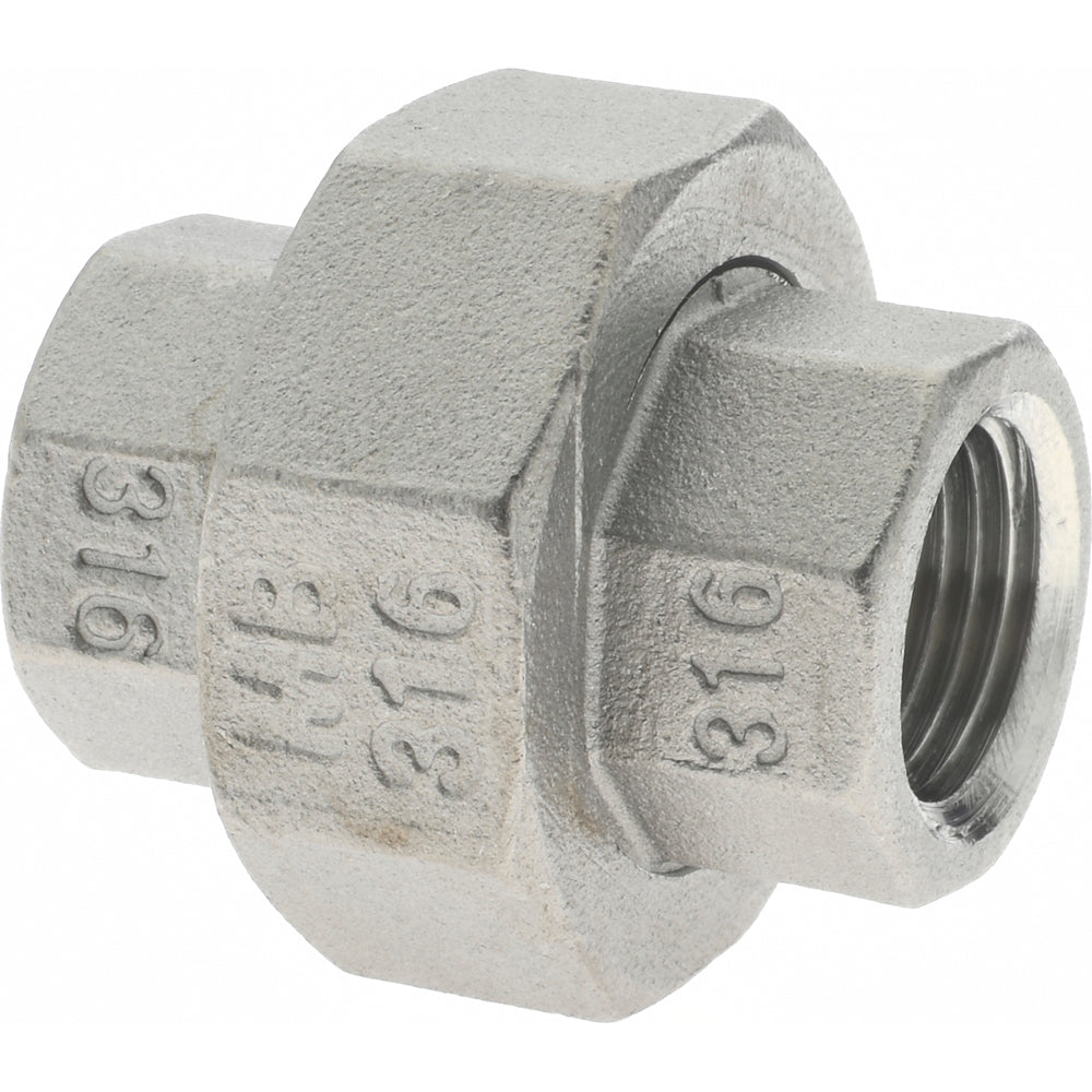 Merit Brass K687-06 Pipe Union 3/8", 316 Stainless Steel